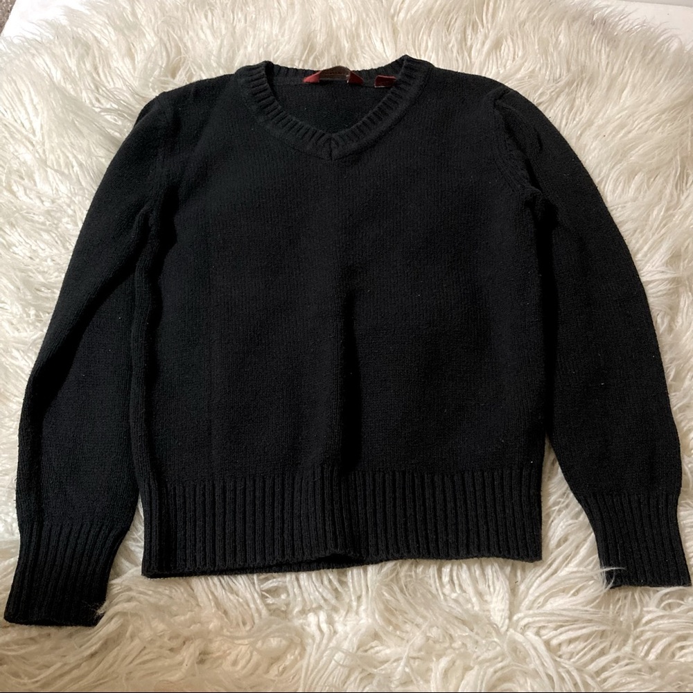 Boys V-Neck dress up long sleeve sweater